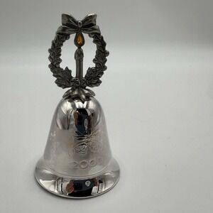 Lenox Kirk Stieff 2000 Annual Musical Bell Deck The Halls NIB Silver Plate Works